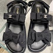 Colestore Chanel Ribbon Sandal in Black - 5