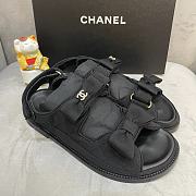Colestore Chanel Ribbon Sandal in Black - 4