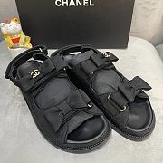 Colestore Chanel Ribbon Sandal in Black - 3
