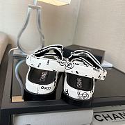 Colestore Chanel 23P CC Logo Lambskin Dad Sandals - 6