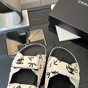 Colestore Chanel 23P CC Logo Lambskin Dad Sandals - 5