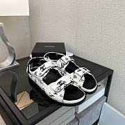 Colestore Chanel 23P CC Logo Lambskin Dad Sandals - 3