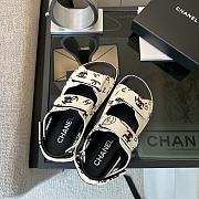 Colestore Chanel 23P CC Logo Lambskin Dad Sandals - 2