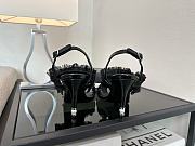 Colestore Chanel Interlocking CC Logo Bow Heels Black - 5