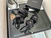 Colestore Chanel Interlocking CC Logo Bow Heels Black - 3