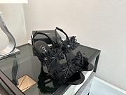 Colestore Chanel Interlocking CC Logo Bow Heels Black - 4