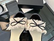 Colestore Chanel CC Ruffled Bow Heels White - 2