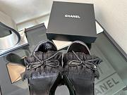 Colestore Chanel CC Ruffled Bow Heels Black - 6