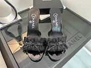 Colestore Chanel CC Ruffled Bow Heels Black - 4
