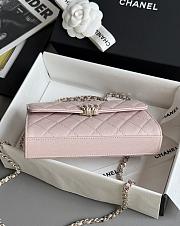 Colestore Chanel 25S Cross Handle Kelly Chain Bag Pink 18x10x4.5cm - 2