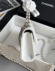 Colestore Chanel 25S Cross Handle Kelly Chain Bag White 18x10x4.5cm - 3
