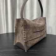 Colestore JW Anderson Leather Loafer shoulder Bag Brown 47x28.5x15cm - 4