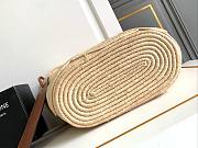 Colestore Celine Classic Panier Braided Triomphe In Raffia And Calfskin 47 X 30.5 X 15cm - 2