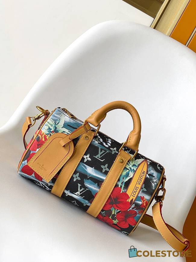 Colestore Louis Vuitton Keepall Bandoulière 25 Surfing Monogram 25x15x11CM - 1
