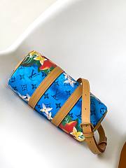 Colestore Louis Vuitton Keepall Bandoulière 25 Monogram Surfin' Bright Blue 25x15x11CM - 5