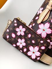 Colestore Louis Vuitton Nano Bucket Cherry Blossom 13.0 x 17.0 x 9.0 CM - 2