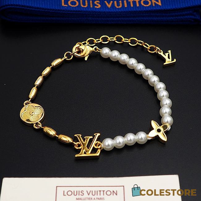 Colestore Louis Vuitton Pearls Fusion bracelet - 1