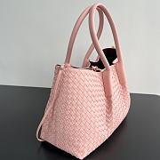 Colestore Bottega Veneta Pinacoteca Medium Madder Rose/barolo 23x43x14.5cm - 4