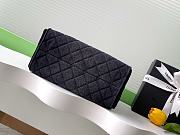 Colestore Chanel 25 Small Handbag Washed Black Denim & Gold-Tone 30x26x14cm - 5