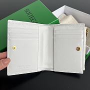 Colestore Bottega Veneta Small Leather Intrecciato Bifold Wallet 11.5x9cm - 3