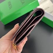 Colestore Bottega Veneta Small Leather Intrecciato Heart Bifold Wallet 11.5x9cm - 6