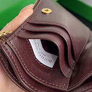 Colestore Bottega Veneta Small Leather Intrecciato Heart Bifold Wallet 11.5x9cm - 4