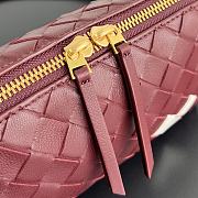 Colestore Bottega Veneta Concert Heart Pouch in Intrecciato Leather 18.5x11.5x8.5cm - 3