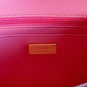 Colestore Chanel Mini Flap Bag Symphony Gradient Beads Pink 20x13x7cm - 5