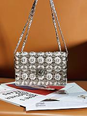 Colestore 23 CF Handmade Pearl Openwork Metal Bag size 17cm - 1