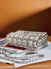 Colestore 23 CF Handmade Pearl Openwork Metal Bag size 17cm - 5