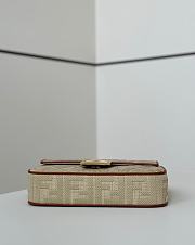 Colestore Fendi Baguette FF-embroidery Crossbody Bag - Neutrals 27×6×14 - 4