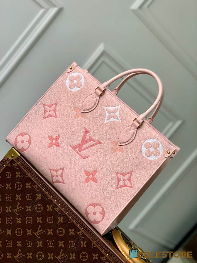 Colestore Louis Vuitton Onthego MM Tote Monogram Empreinte 'Pink' 35 x 27 x 14cm - 1