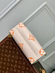 Colestore Louis Vuitton Onthego MM Tote Monogram Empreinte 'Orange' 25 x 19 x 11.5cm - 5