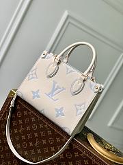 Colestore Louis Vuitton Onthego MM Tote Monogram Empreinte 'Blue' 25 x 19 x 11.5cm - 1