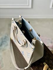 Colestore Louis Vuitton Onthego MM Tote Monogram Empreinte 'Blue' 25 x 19 x 11.5cm - 4