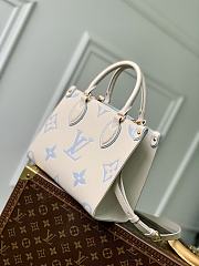 Colestore Louis Vuitton Onthego MM Tote Monogram Empreinte 'Blue' 25 x 19 x 11.5cm - 2