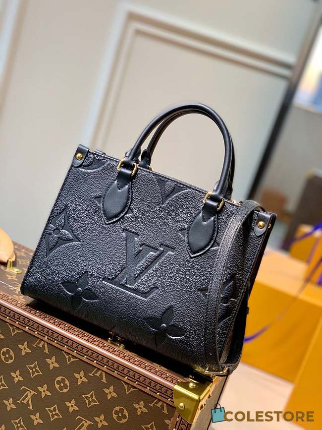 Colestore Louis Vuitton Onthego MM Tote Monogram Empreinte 'Sac Plat' 25 x 19 x 11.5cm - 1