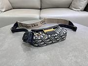 Colestore Dior Small Streetchic Bag Blue Dior Oblique Jacquard and Smooth Calfskin 24×12.5×5cm - 2