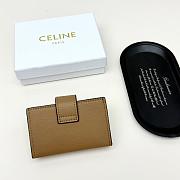 Colestore Celine Small Wallet Triomphe In Brown 10.5x6cm - 4