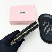 Colestore Miu Miu Matelasse Nappa Leather Wallet in Black 12x8.5cm - 4