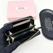 Colestore Miu Miu Matelasse Nappa Leather Wallet in Black 12x8.5cm - 5