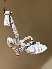 Colestore Schiaparelli Measuring Tape Sandals S Heel - White - 6