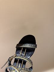 Colestore Schiaparelli Measuring Tape Sandals S Heel - Black - 5