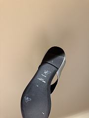 Colestore Saint Laurent Flat sandals - Sliver  - 3