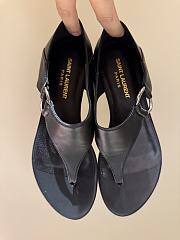 Colestore Saint Laurent Flat sandals - Black - 6