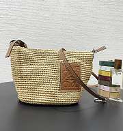 Colestore Loewe Anagram Pochette Basket bag in raffi 11x15.5x17.5cm - 1