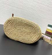 Colestore Loewe Anagram Pochette Basket bag in raffi 11x15.5x17.5cm - 6
