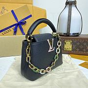 Colestore Louis Vuitton Capucines Mini Black/Pink 21x14x8cm - 6