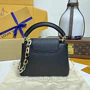 Colestore Louis Vuitton Capucines Mini Black/Pink 21x14x8cm - 4