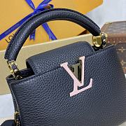 Colestore Louis Vuitton Capucines Mini Black/Pink 21x14x8cm - 2